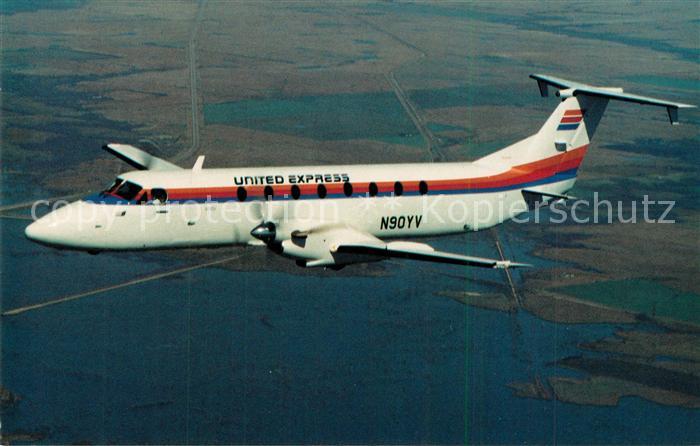 Flugzeuge Zivil United Express Mesa Airlines Beech 1900 N90YV c/n UC-90