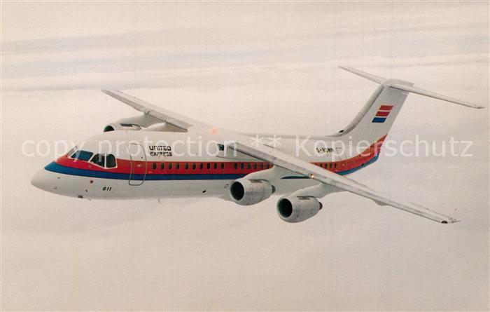 Flugzeuge Zivil United Express Air Wisconsin British Aerospace BAe 146-300