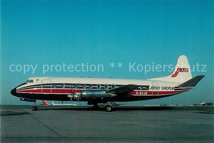 Flugzeuge Zivil Jersey European Viscount 815 G-AVJB C/N 375