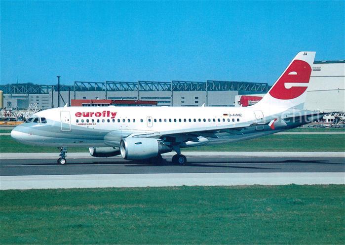 Flugzeuge Zivil Eurofly A319-115X CJ D-AWWZ c/n 2440