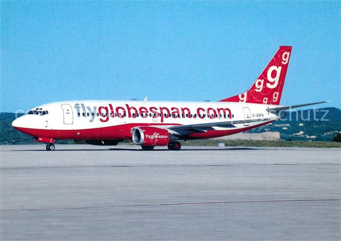 Flugzeuge Zivil Fly Globespan.com B-737-31S G-GSPN c/n 29267