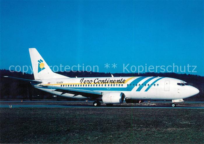Flugzeuge Zivil Aero Continente B-737-3Q4 YU-AON c/n 24208