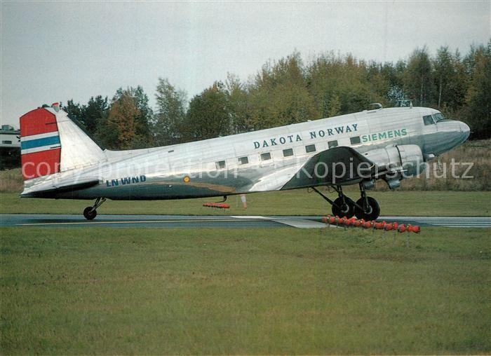 Flugzeuge Zivil Dakota Norway DC3C LN-WND c/n 11750