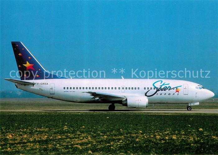 Flugzeuge Zivil Star Europe B737-33A F-GRSA c/n 25011
