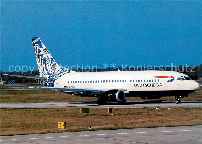 Flugzeuge Zivil Deutsche BA B737-3L9 D-ADBG c/n 25125/2059