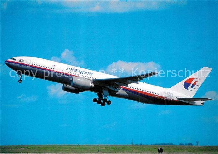 Flugzeuge Zivil Malaysia Airlines B777-2H6 9M-MRA