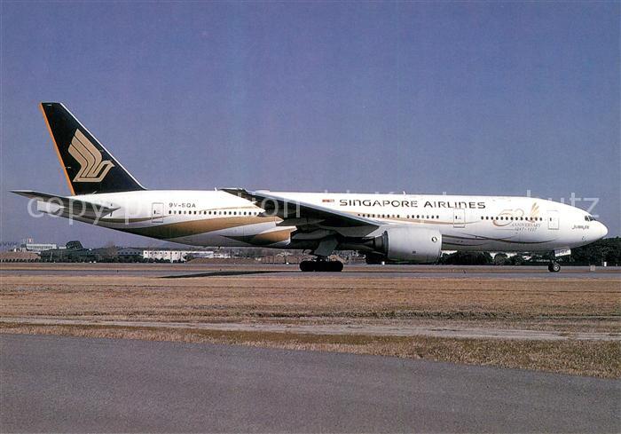 Flugzeuge Zivil Singapore Airlines Boeing 777-212 9V-SQA c/n 28508/83