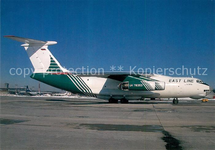 Flugzeuge Zivil East Line Ilyushin 76TD UK 76353 c/n 1023414454