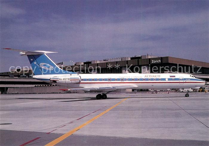 Flugzeuge Zivil Kosmos Tupolev 134A RA-65719 c/n 63637