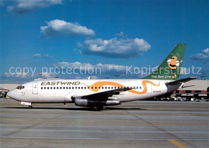 Flugzeuge Zivil Eastwind The Bee Line Boeing B-737-201 N221US c/n 20454/247