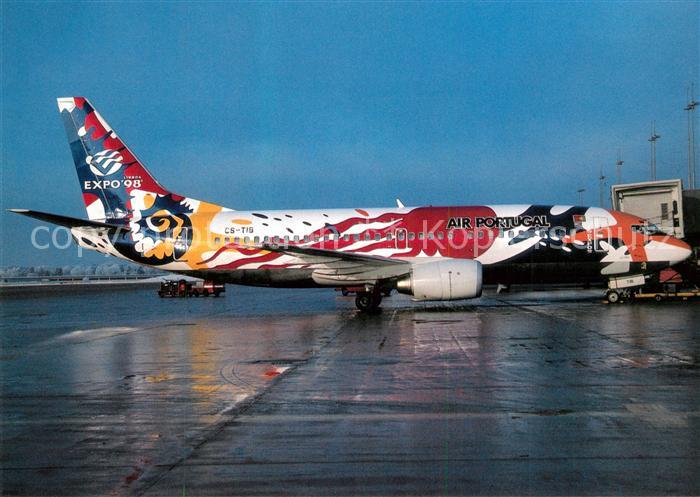 Flugzeuge Zivil Tap Air Portugal Expo 98 Boeing B-737-3