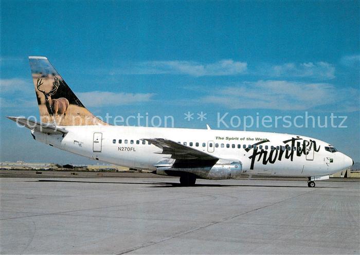 Flugzeuge Zivil Frontier Airlines Mule Deer Boeing B-73