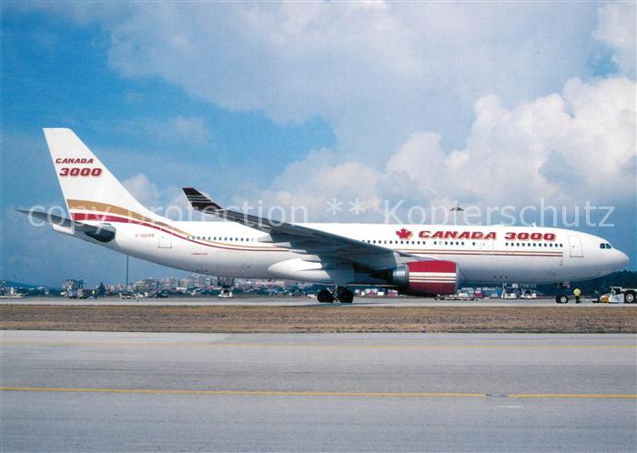 Flugzeuge Zivil Canada 3000 Airbus A-330 C-GGWB