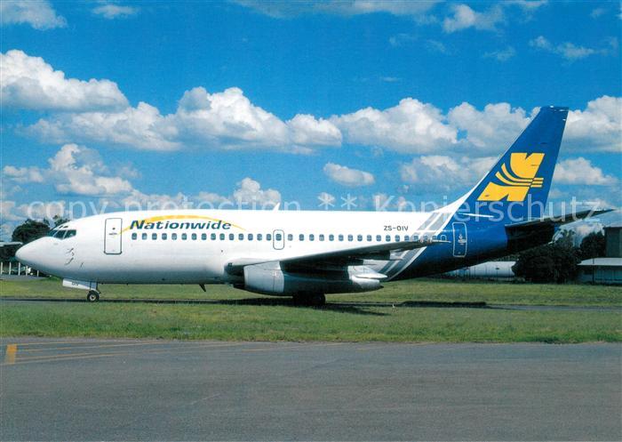 Flugzeuge Zivil Nationwide Boeing B-737-200 ZS-OIV