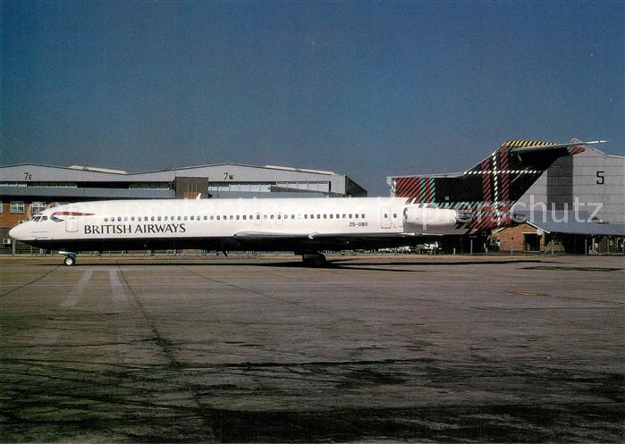 Flugzeuge Zivil British Airways Boeing B-727-200 ZS-OBO