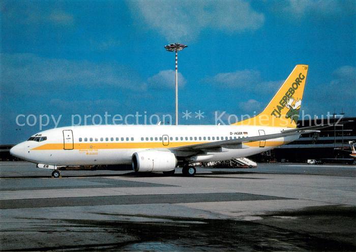 Flugzeuge Zivil Tjaereborg Boeing B-737-700 D-AGER