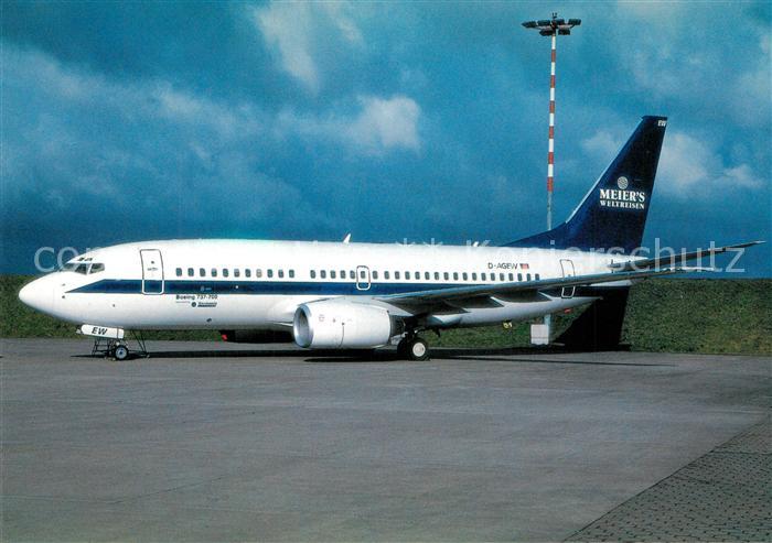 Flugzeuge Zivil Meiers Weltreisen Boeing B-737-700 D-AGEW