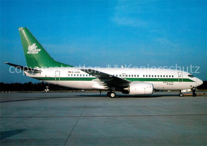Flugzeuge Zivil Jahn Reisen Boeing B-737-700 D-AGEL