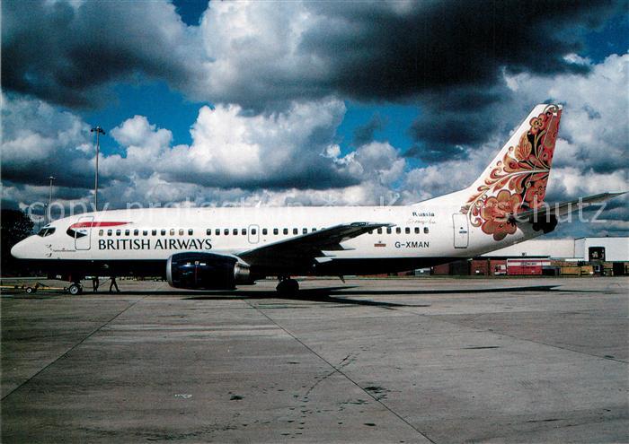 Flugzeuge Zivil British Airways Kudrina Semenoc Colours Boeing B-737-300 G-XMAN