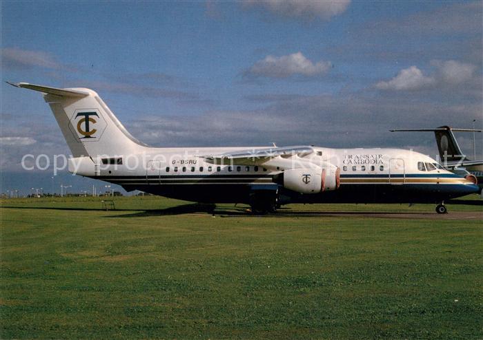 Flugzeuge Zivil Transair Cambodia BAe 146-200 G-BSRU c/n 2018