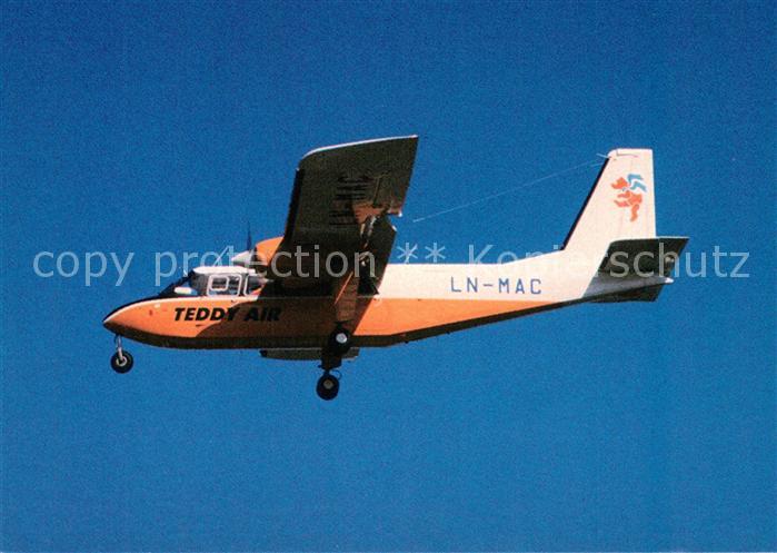 Flugzeuge Zivil Teddy Air A/S BN 2A-21 Islander LN-MAC c/n 431