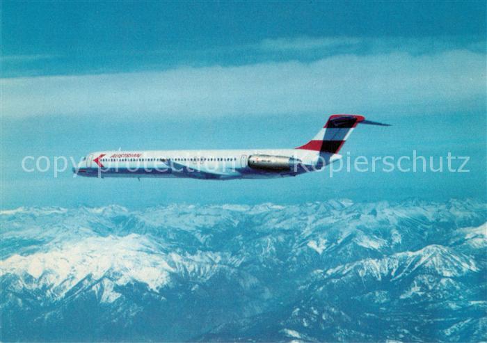 Flugzeuge Zivil Austrian Airlines McDonnell Douglas MD-81