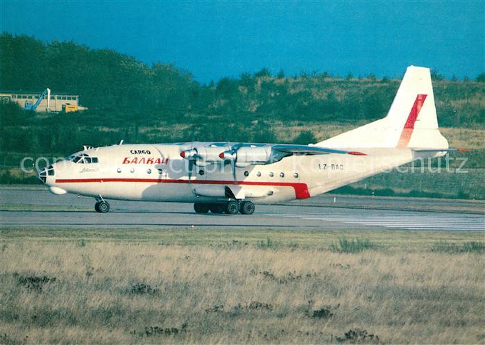 Flugzeuge Zivil Balkan Bulgarian Airlines Antonov 12 LZ-BAC
