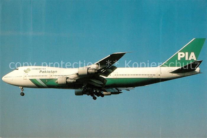 Flugzeuge Zivil PIA Pakistan B747-200 AP-BCM c/n 20802