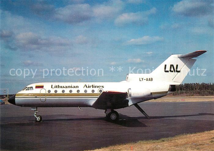 Flugzeuge Zivil Lithuanian Airlines YAK40 LY-AAB c/n 9220940