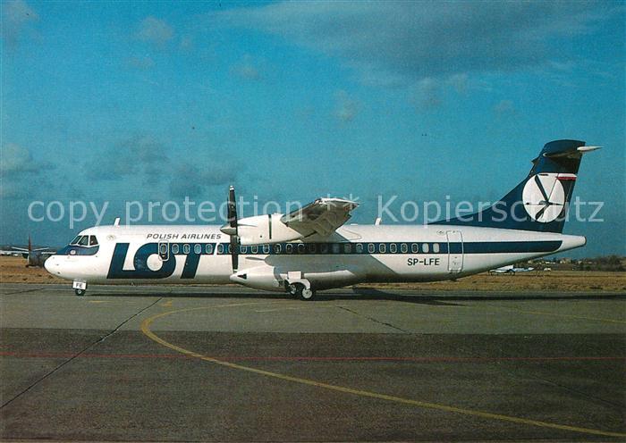 Flugzeuge Zivil LOT ATR-72 SP-LFE c/n 328