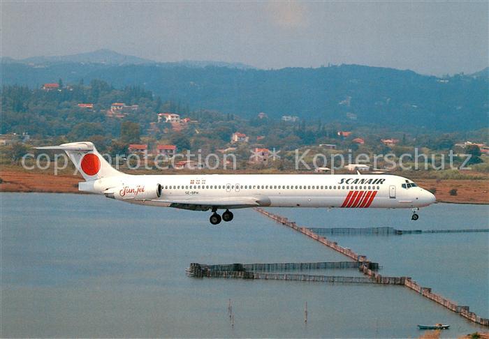 Flugzeuge Zivil Scanair McDonnell Douglas MD-83 SE-DPH