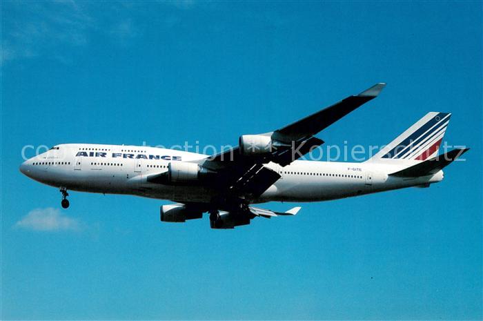 Flugzeuge Zivil Air France Boeing 747-428 F-GITE c/n 25601