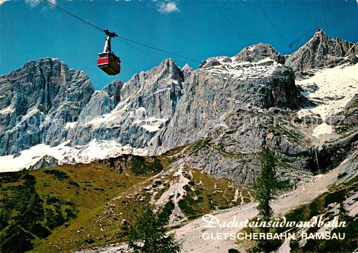 Seilbahn Dachsteinsuedwandbahn Gletscherbahn Ramsau Bergstation Hunerkogel