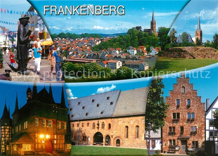 Frankenberg Eder Markt Panorama Schloss