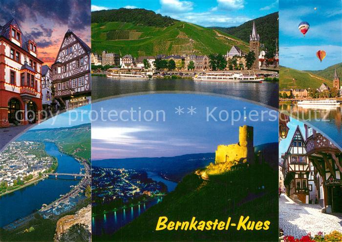 Bernkastel-Kues Rathaus Moselpartien Burgruine