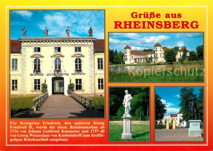 Rheinsberg Rokokoschloss Statuen Park