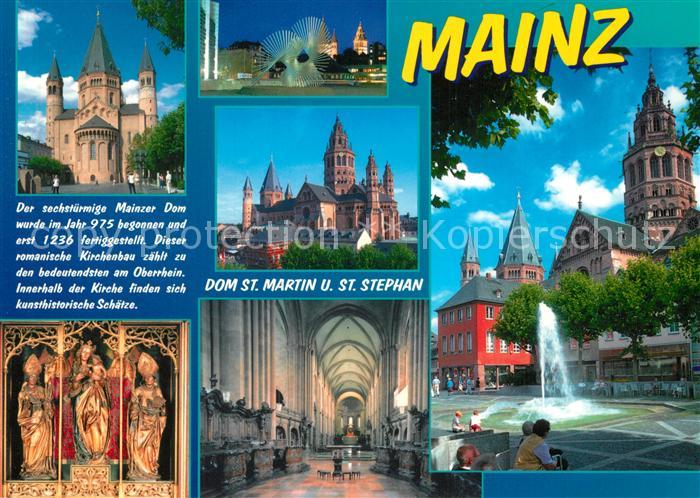 Mainz Rhein Mainzer Dom Altar Inneres Fontaene