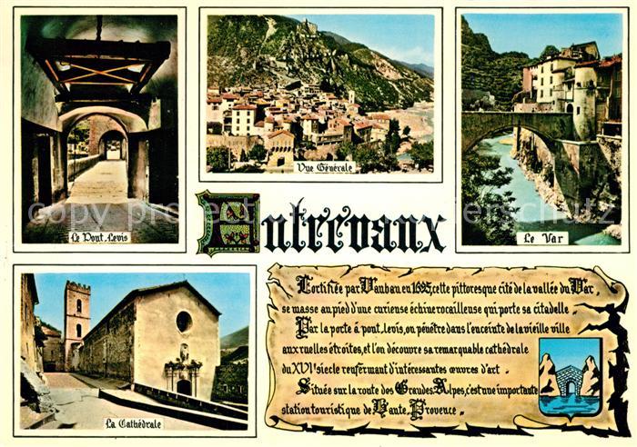 Entrevaux Le Pont Levis Vue generale Le Var La Ca
