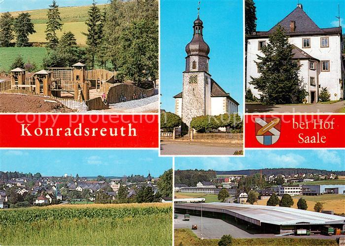 Konradsreuth Oberfranken Panorama Kirche Teilansichten