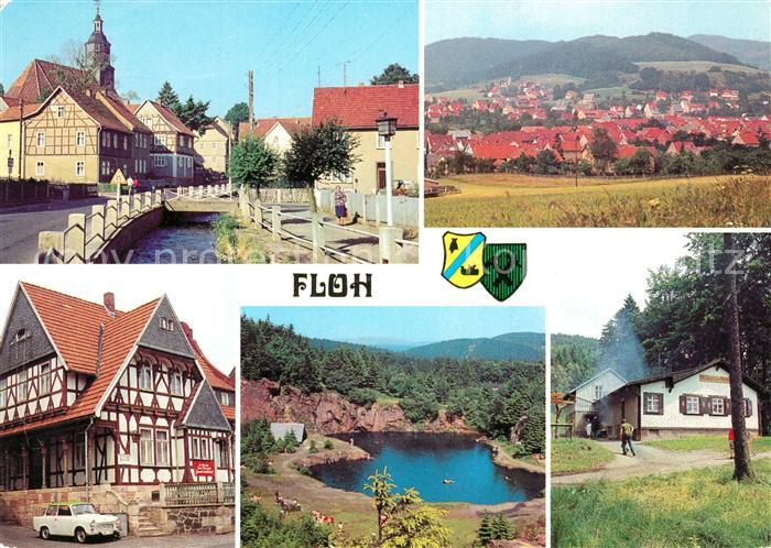 Floh-Seligenthal Flohmarkt Telansicht FDGB Erholungsheim Freundschaft Bergsee Eb