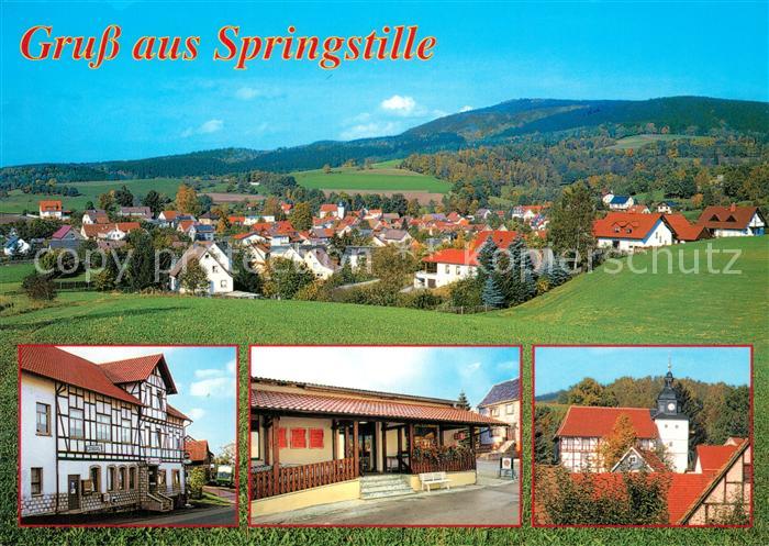 Springstille Gasthaus Zur guten Quelle Einkaufszentrum Kirche