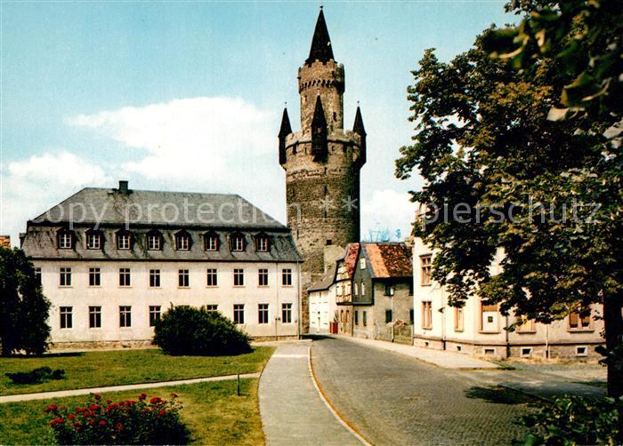 Friedberg Hessen Adolfsturm mit Schiller Gymnasium