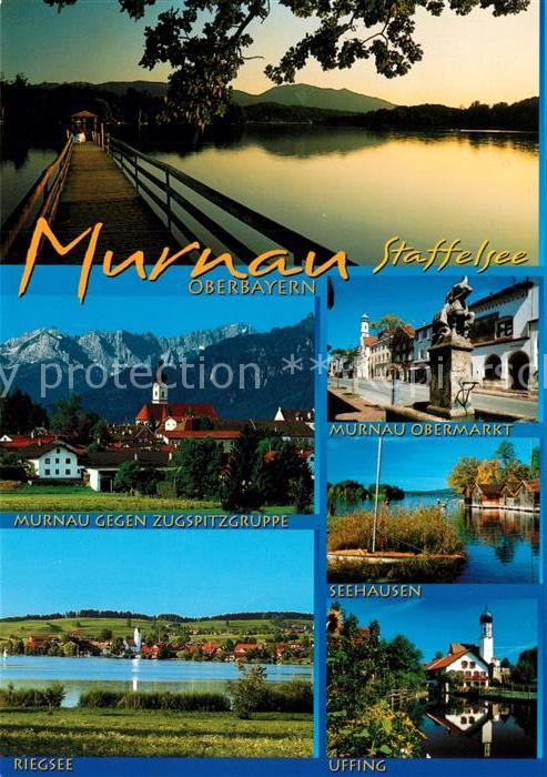 Murnau Staffelsee Zugspitzgruppe Obermarkt Riegsee Seehausen Uffing