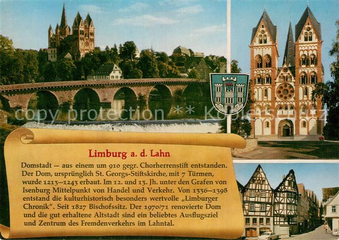 Limburg Lahn Dom St Georgs Stiftskirche Lahnpartie