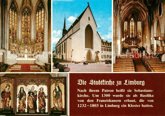 Limburg Lahn Stadtkirche Inneres Altar