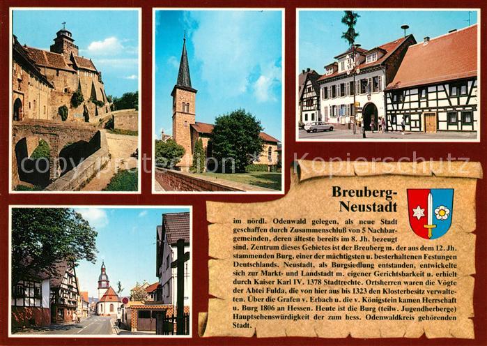 Breuberg Burg Kirche Teilansichten