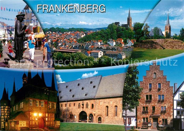 Frankenberg Eder Panorama Marktplatz Rathaus