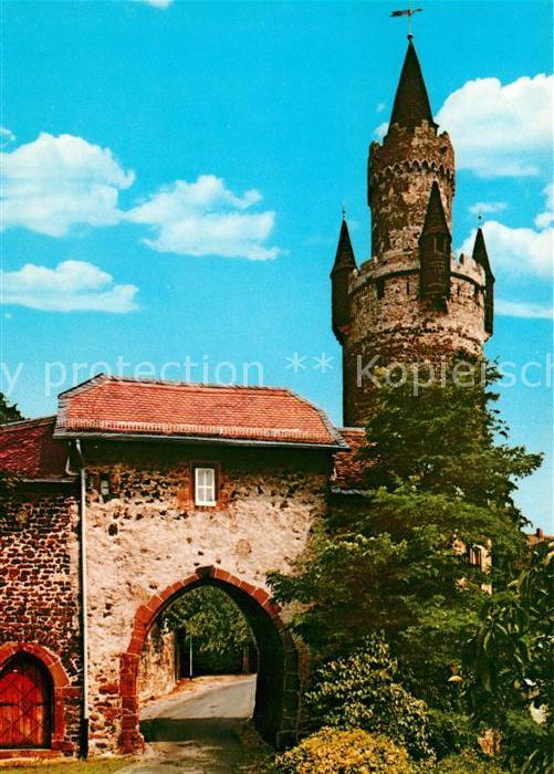 Friedberg Hessen Noerdliches Burgtor mit Adolfsturm