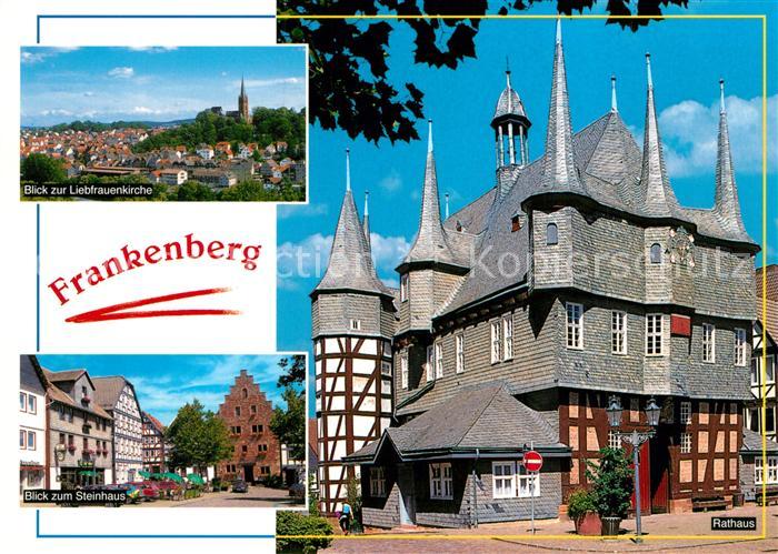 Frankenberg Eder Panorama Liebfrauenkirche Steinhaus Rathaus