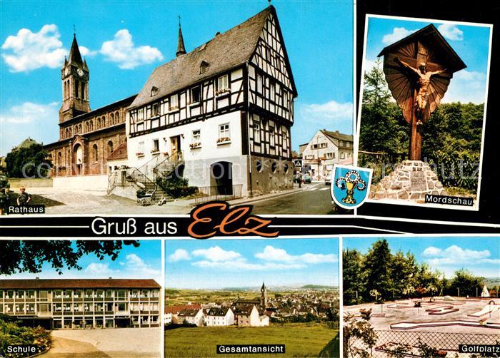 Elz Westerwald Rathaus Mordschau Schule Panorama Minigolfplatz